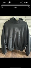 Essentials Fear of God Black Hoodie Size (M) Hooded Sweatshirt Boxy Fit Pockets