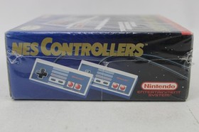 OEM Original Nintendo NES Controllers Set NIB Factory Sealed 1990 H-Seam