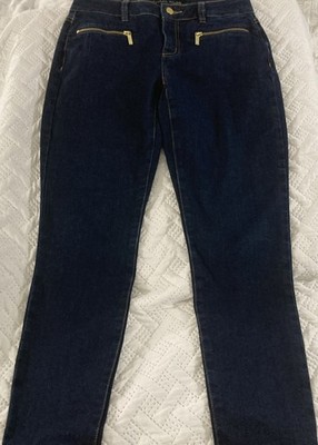 Michael Kors Woman s Straight Dark Wash Jean Size 2 Classic Designer