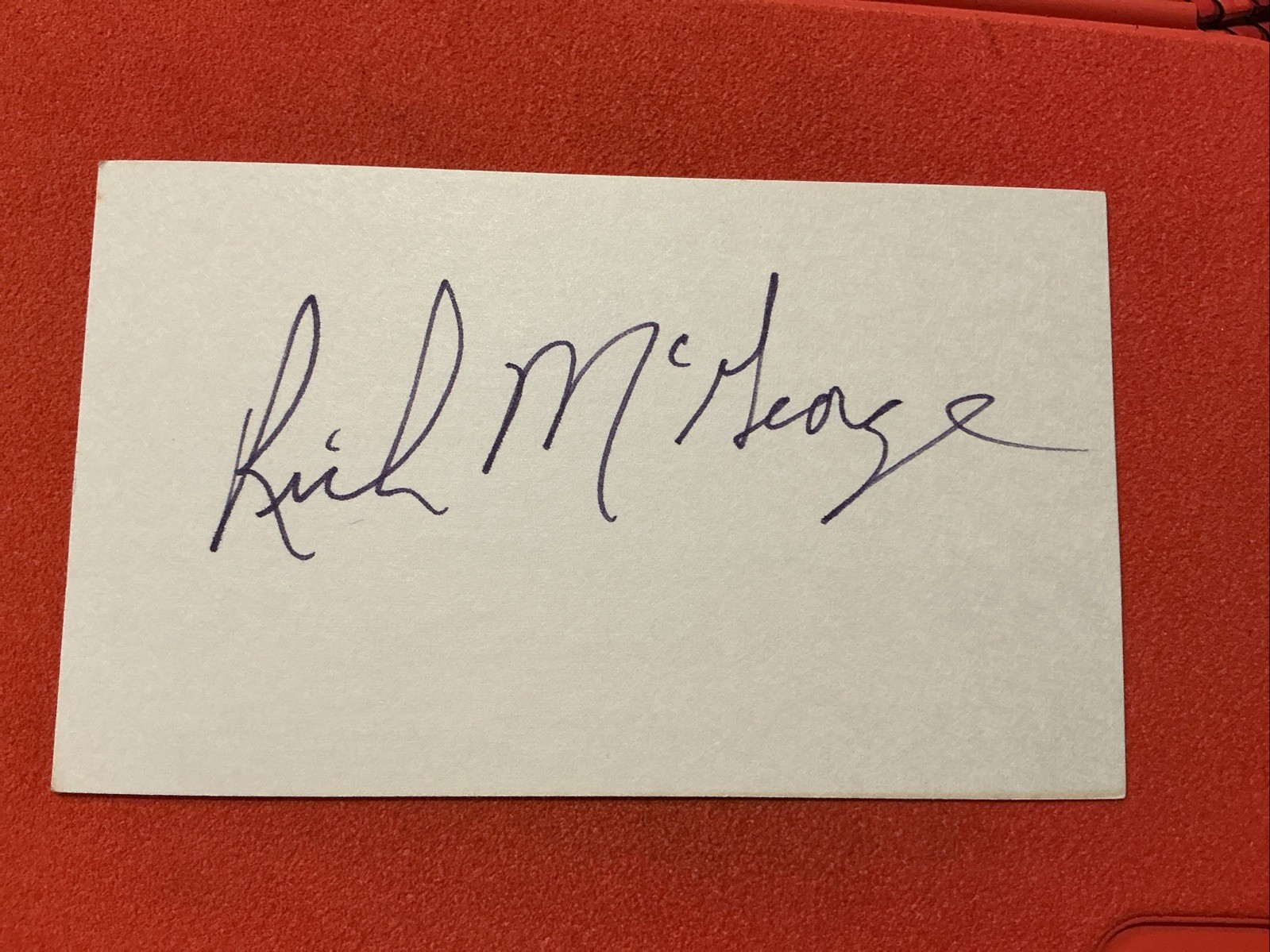 Rich McGeorge🔥🔥NFL: 1970-1978 Green Bay Packers 🔥🔥AUTOGRAPH🔥🔥