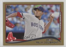 2014 Topps Gold 1144/2014 Felix Doubront #491 c7w