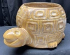 Vintage McCoy Brown Smiling Turtle Planter #740