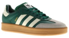 Adidas Originals Mens Trainers Samba Xlg Leather Lace Up emerald green white UK