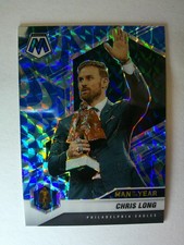 2021 Panini Mosaic - Man of the Year Chris Long #271 Reactive Blue Mosaic Prizm 