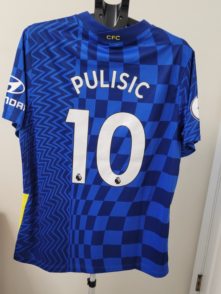 Chelsea FC Home Shirt 2021 2022 Pulisic 10 Nike XL Jersey , New