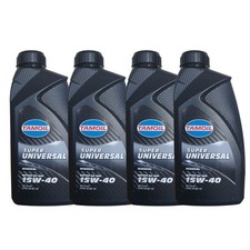 Olio Motore Multigrado Multiuso 4x1L di Super Universal 15W40  E2, A2/B2 TAMOIL