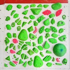 Klettergriffe Bouldergriffe Set RX Climbing Holds 85Stk  + 1 GFK Volumen