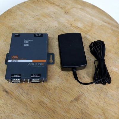 Lantronix UDS2100 2-Port Serial to Ethernet Device Server Tested Working