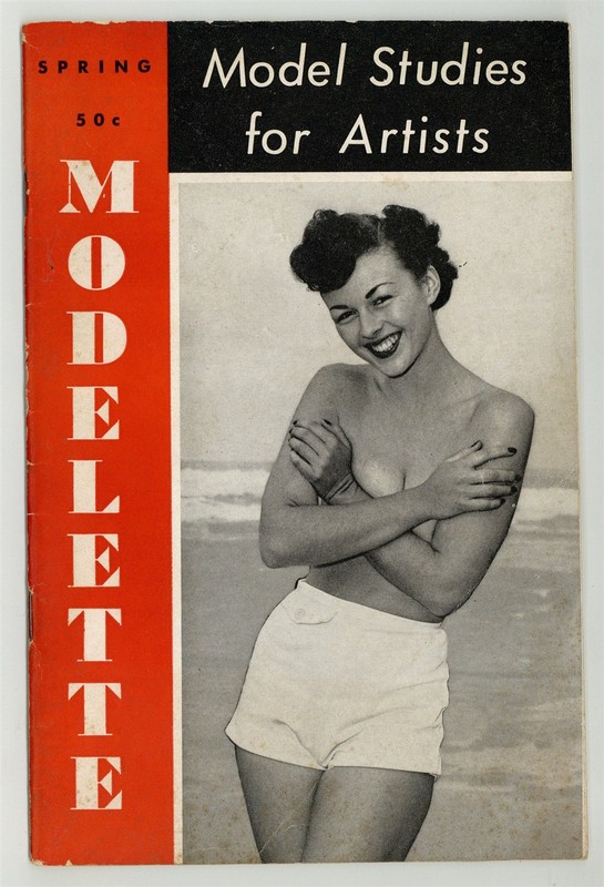 Modelette #2 Female Art Photos 36pg Camerarts Pub 1950 Pinup Magazine M39732