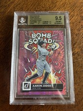2022 Donruss Aaron Judge Bomb Squad Pink Fireworks #BS6 BGS 9.5 GMT
