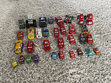 Disney Pixar Cars Toy Vehicle Lot - Lightning McQueen  Mater Assorted