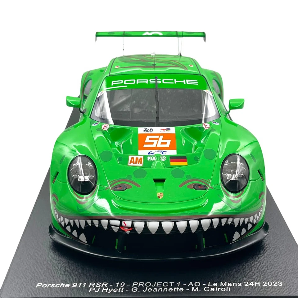 Modellino Auto Spark 1/12 Porsche 911 GT3 RSR 19 Project 1 AO Racing 'Rexy' L... - Immagine 2 di 4