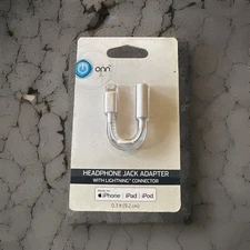 ONN headphone jack connector iPhone iPad iPod New Free Shipping!