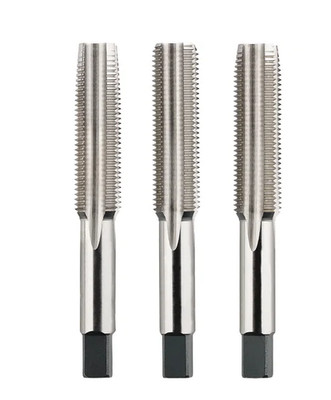 1/2-13 H3 4-Flute High Speed Steel Hand Tap Set-Bright Series/List #2046