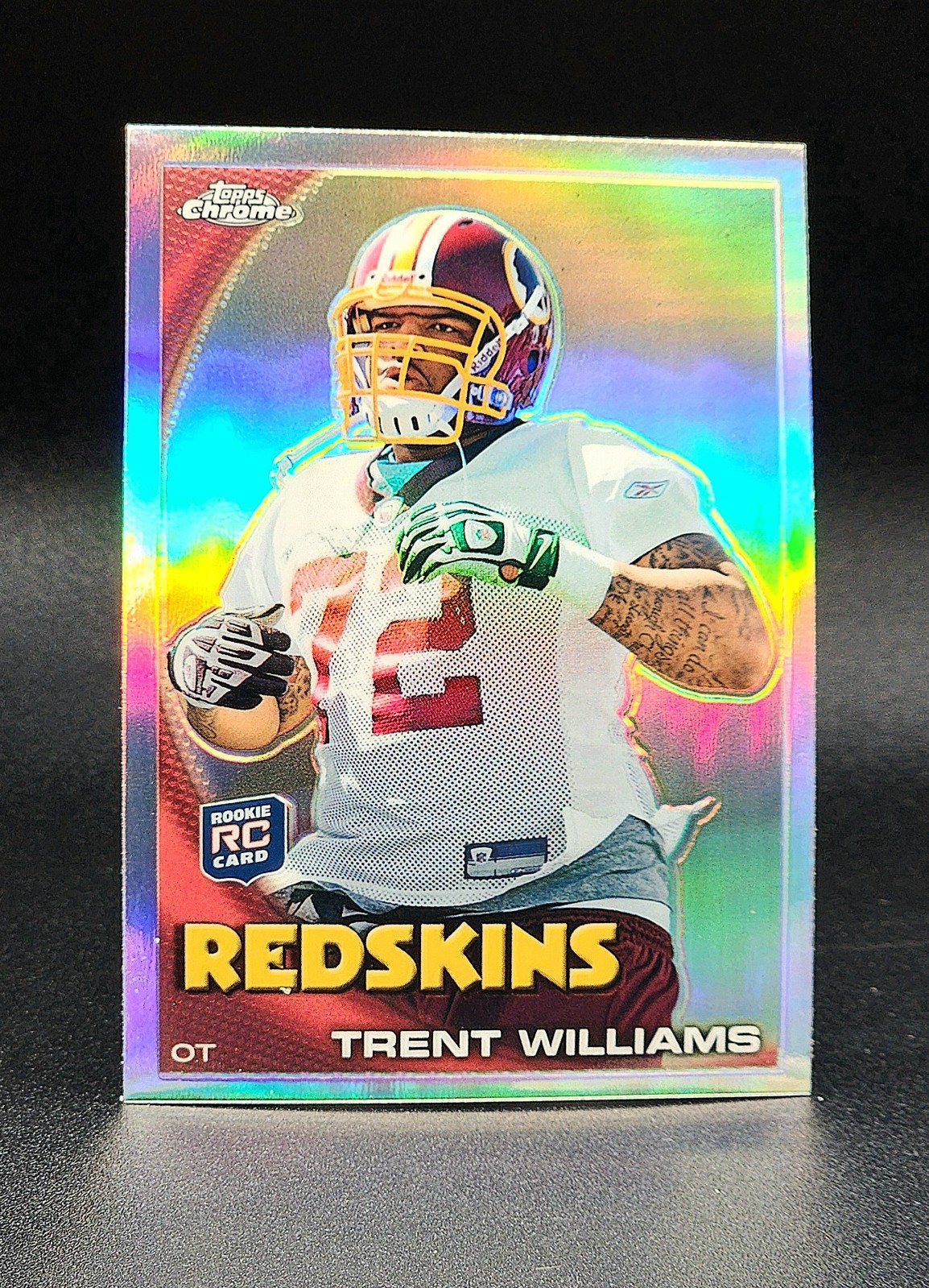 2010 Topps Chrome Refractor Trent Williams Rookie Card #C102 0zt5 MINT RC 49ers