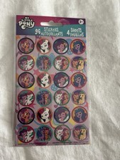 My Little Pony A New Generation Stickers - 96 Round Stickers 4 Sheets Hasbro