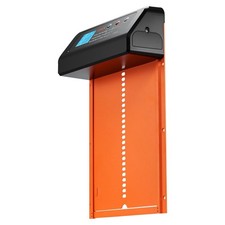Aluminum Chicken Coop Door   Auto Timer  Manual Override, Anti-Pinch, Orange