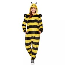 Adult Bee Jumpsuit Costume