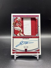 2020 Panini National Treasures Silhouette Signatures Jonathan Taylor Blue /49