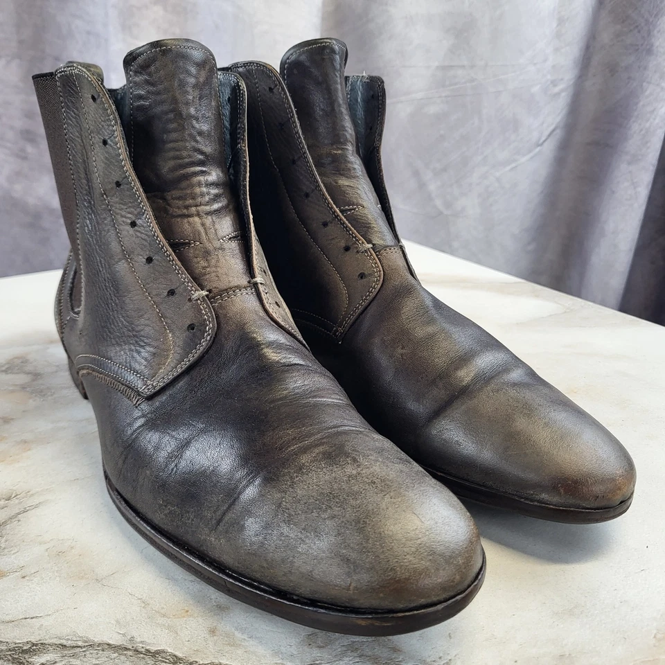Chelsea John Varvatos ITALIA Fleetwood Noruego Envejecido y Refrescado Talla 9.5 Foto 2 de 4