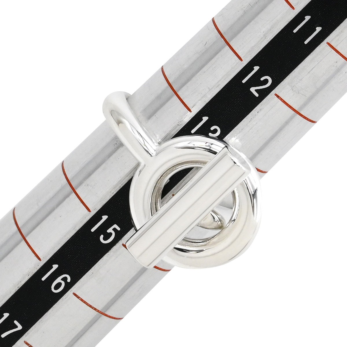 HERMES Ring ring Echappé MM Silver925  Silver #54… - image 4