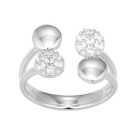 Cavill Ring Damen 0,40Ct Zirkon Silber 925 Sterlingsilber Modern