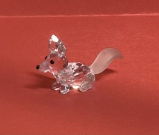 SWAROVSKI CRYSTAL FOX FIGURINE