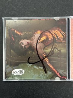 Taylor Swift Signed The Life Of A Showgirl CD Insert w/ Disc AUTO JSA COA