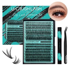 Kit Extensions Ciglia U-CRUSHLASH 320 Pezzi, Professionale | Effetto 2 Settimane