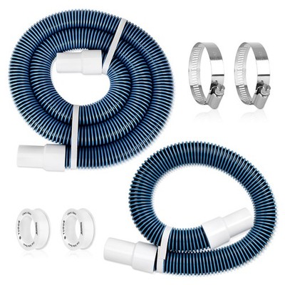 1 1/2'' 3Ft 6.5Ft Pool Filter Hose for Above Ground Pool Pump Hoses with Kink-...