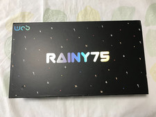 WOBKEY Rainy 75 Violet Switch Silver Wired Mechanical Keyboard - Used (Pls Read)