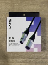 North XLR Microphone MIC 3-Pin Male To Female Cable Cord Connector New