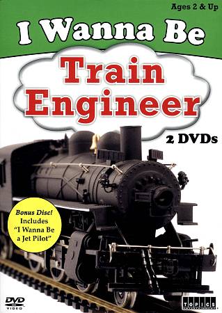 Rare DVD I Wanna Be A Train Engineer DVD Trains Movie Host