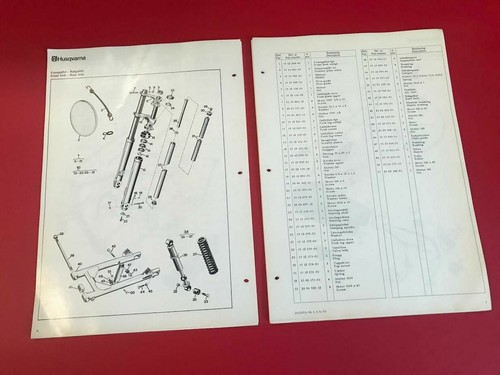 HUSQVARNA • NOS OEM 10 12 053-96 Parts Manual 1976 360 Cross Country XC ML 76 - Picture 2 of 3
