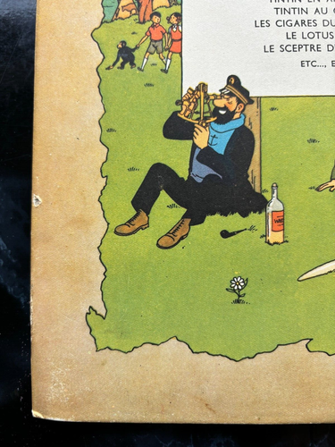 TINTIN - L'ETOILE MYSTERIEUSE - B1 - 1946 - papier épais - BE+ - Imagen 7 de 24