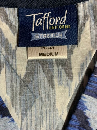 TAFFORD SCRUB TOP TALLA XS, ""MARINA LO HACE"" NUEVO CON ETIQUETAS ENFERMERA MÉDICA - Imagen 3 de 10