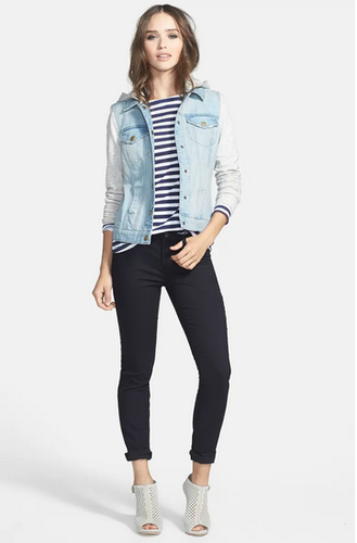 J Brand 915 Super Skinny Jeans in Pitch 
