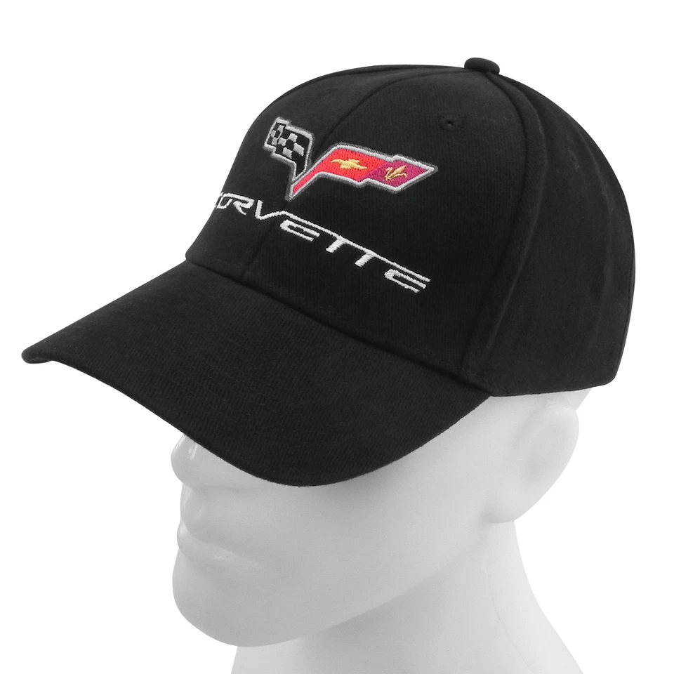 Gorra de béisbol negra Chevrolet Corvette C6 Foto 2 de 3