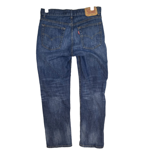Levi's 541 Boys Jeans 18 Blue Denim Mid-Rise Athletic Fit Pockets Straight M1820 - Picture 2 of 7