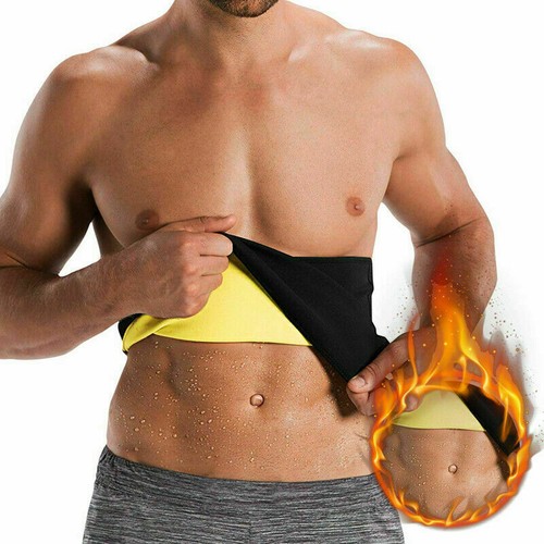 Men Sauna Sweat Belt Neoprene Corset Cincher Body Shaper Waist Trainer Training - Picture 20 of 23