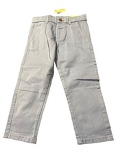 Mayoral Boys Light Gray Cotton Chino Pants Size 24M With Button  Pocket BWT