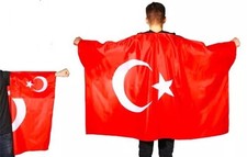 T&uuml;rk Pelerin Bayrak/T&uuml;rkei Fahne/Umhang-Bayrak 150 x90cm LETZTE 2 St&uuml;ck