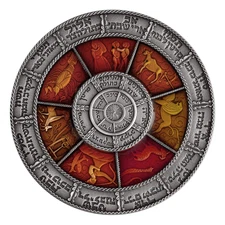 2022 Niue HEBREW CALENDAR 2 oz Silver Coin - OZB