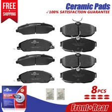 Front Rear Ceramic Disc Brake Pads Fit For 2005 2006 2007-2010 Ford Mustang Front Rear Ceramic Disc Brake Pads Fit For 2005 2006 2007-2010 Ford Mustang