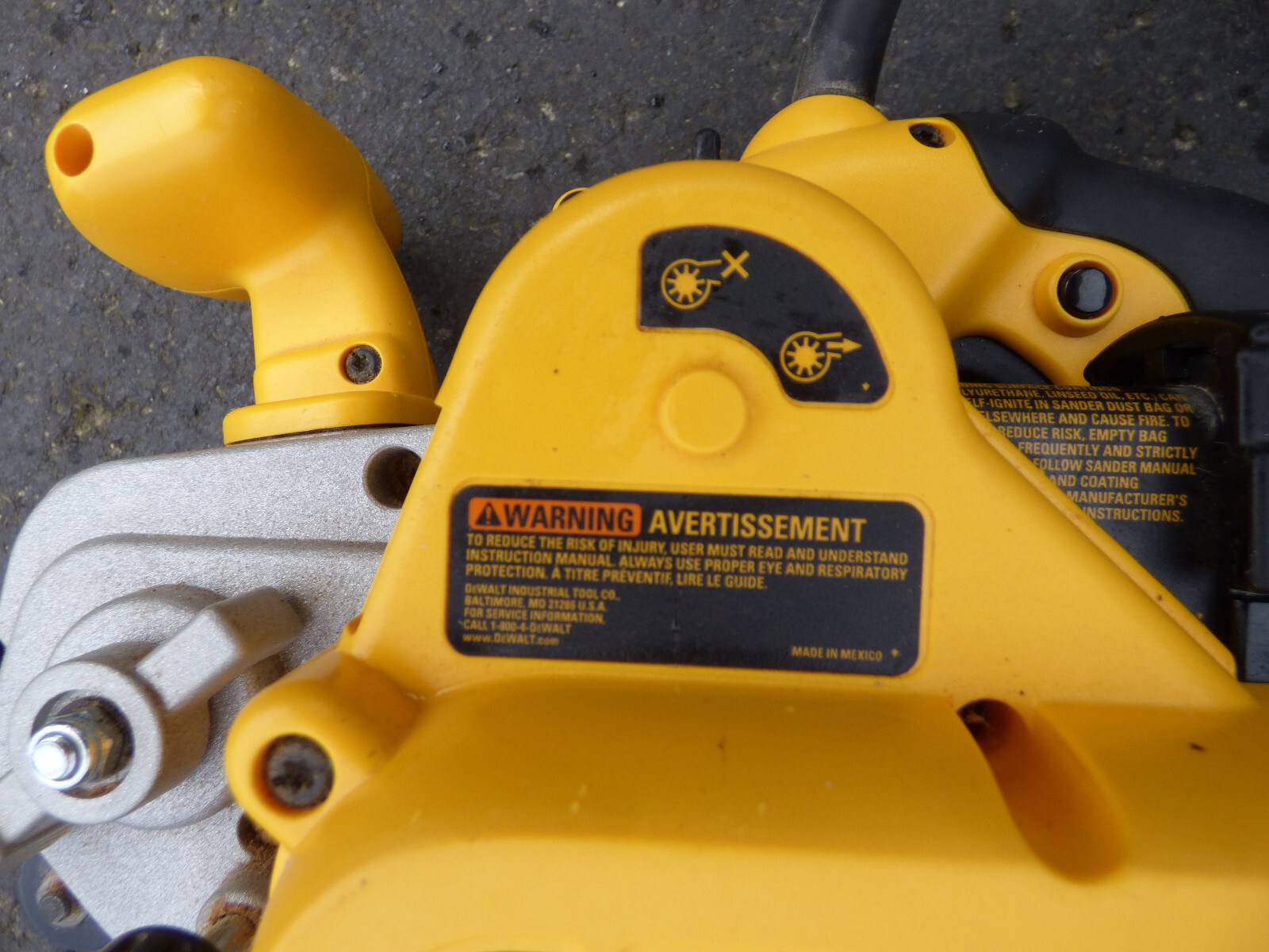 Dewalt Belt sander DW433 3x21 w/ dust collector eBay