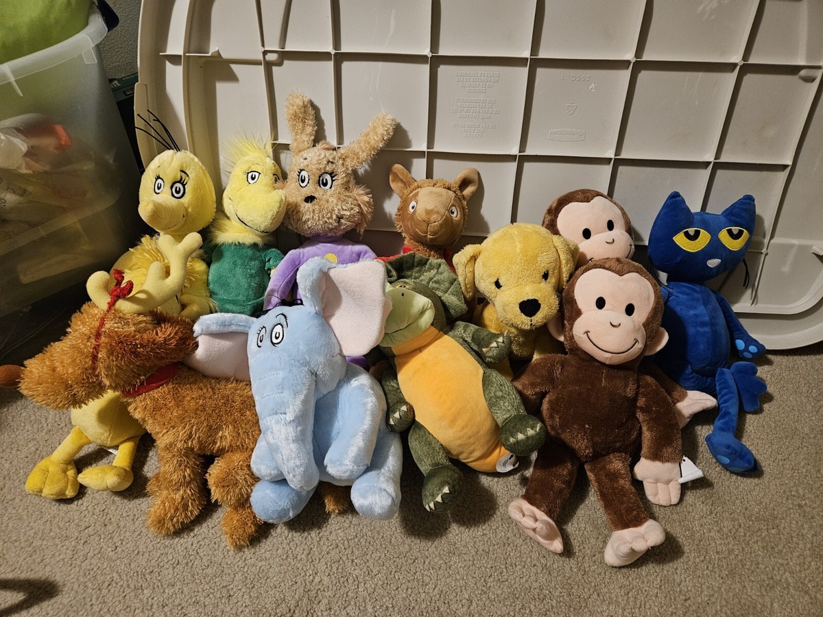 Lot Of 12 Kohls Cares Dr Seuss Characters, Max Lorax, Horton