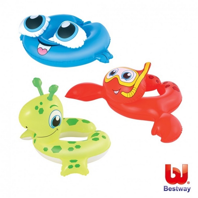 Salvavidas Inflable Cabeza Animales 61Cm Mar Juegos Playa Piscina Natación DFH
