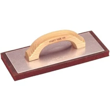 Kraft Tool Plaster and Stucco Jumbo Red Rubber Float 12" x 5" Made in the USA