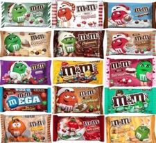 M&M's CHOCOLATE MARS CANDY PACKS SHARING SIZE LIMITED EDITION PICK ONE PACK