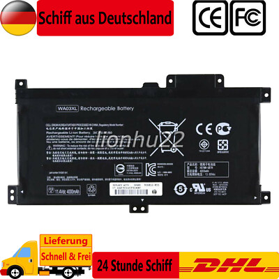 Neu WA03XL Laptop Akku Für HP HSTNN-UB7H HSTNN-LB7T TPN-W126 916812-055 Series